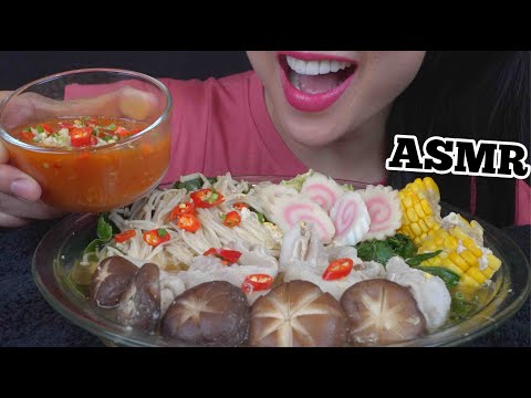 ASMR THAI SUKIYAKI *COOKING (EATING SOUNDS) NO TALKING | SAS-ASMR