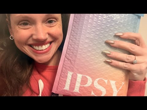 January Ipsy Glam Bag Haul ASMR | Soft Spoken ✨ Gum Chewing