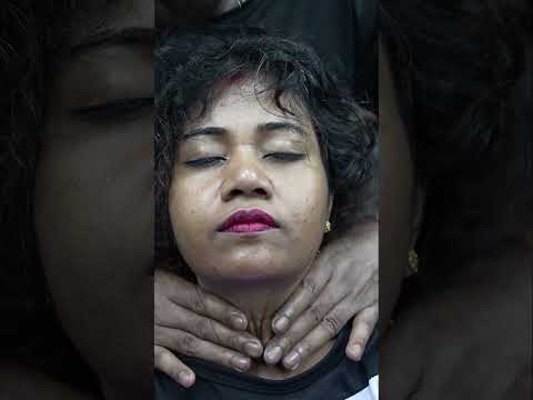 Unwind & Relax: ASMR Deep Pressure Head Massage for Women #shorts