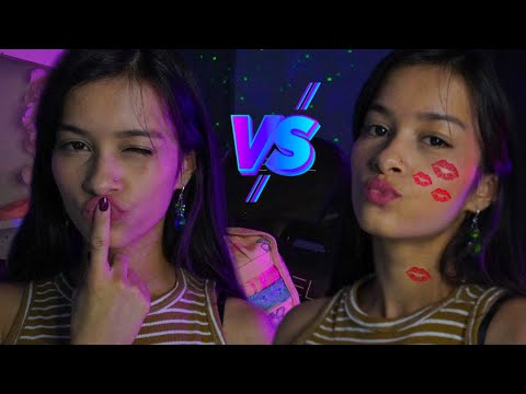 ASMR |  Beijinhos Secos X Molhados ( kisses)
