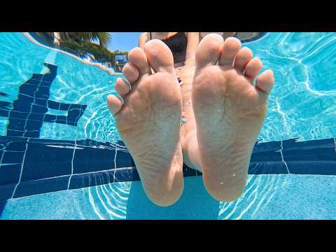 Underwater Pool Soles | Barefoot 🌴