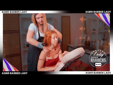 💈 ASMR Hand and Shoulder Massage by Barber Lady Marta