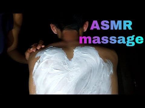 ASMR BACK MASSAGE RELAXATION / espuma relaxante.