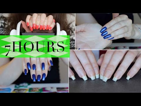 ASMR Tingly Long Nail Tapping & Scratching Sounds for Sleep