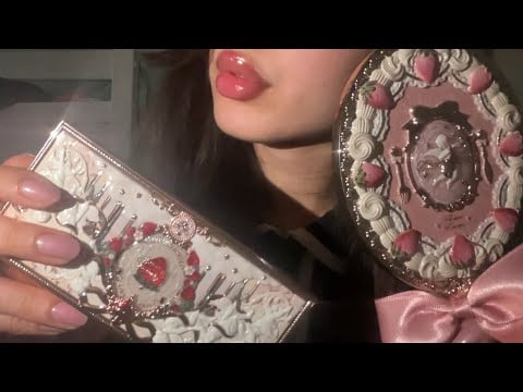 ASMR princess makeup haul | flower knows & yesstyle