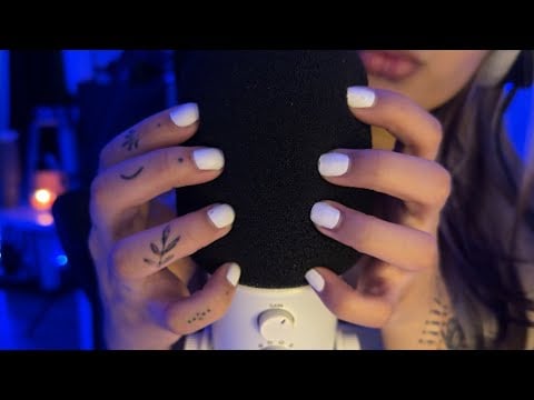 ASMR | Deep & Aggressive Foam Mic Scratching | Dwayne’s Custom Video