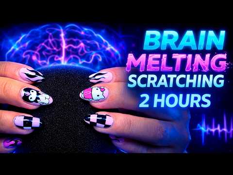 ASMR Brain Melting Mic Scratching  2 HOURS🧡