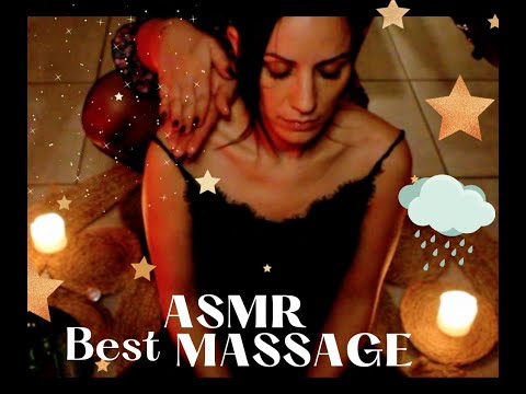 ASMR BONUS ❤️BEST MASSAGE CRÂNIEN + 🌧PLUIE + CRÉPITEMENTS+ CHUCHOTEMENTS HYPNOTIQUE = ANTI - STRESS