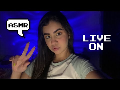 ASMR AO VIVO - DURMA AQUI COMIGO