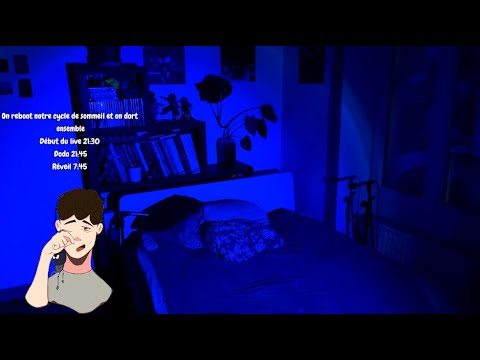On dort ensemble tout le long du live ASMR