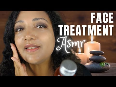 ASMR spa 🌿 🌼 Charcoal face treatment + massage 💤 Roleplay intense tingles for sleep