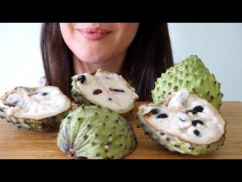 ASMR Eating Sounds: Custard Apple ~ Messy Eating ~ Lip Smacking (No Talking)