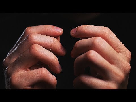 ASMR Hand sounds with rain - bit of English / Slovak whispering -