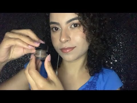 ASMR- Maquiando você para a virada do ano 🍾✨ 🌧️