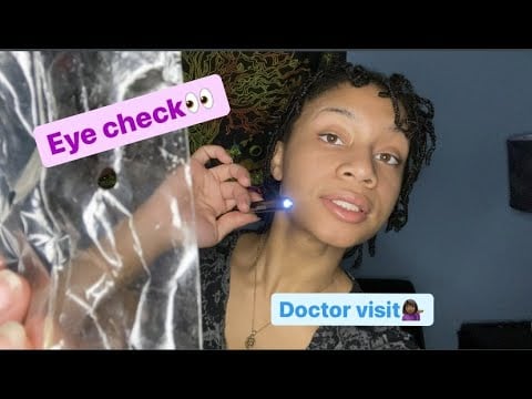 ASMR - Doctor Checks Your Eyes (Tucker)