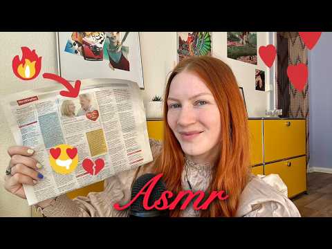 ASMR ❤️ Ich lese euch Liebes-Anzeigen aus der Zeitung vor