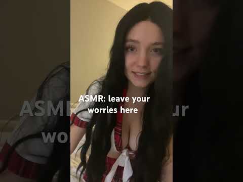 leave your worries here 🤍#asmr #girlfriendasmr #sleepasmr #grounding #whisper