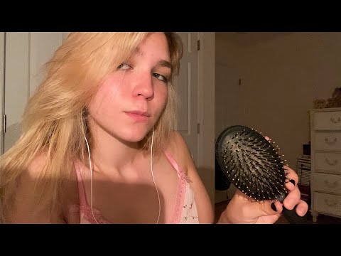 ASMR Brushing My Hair