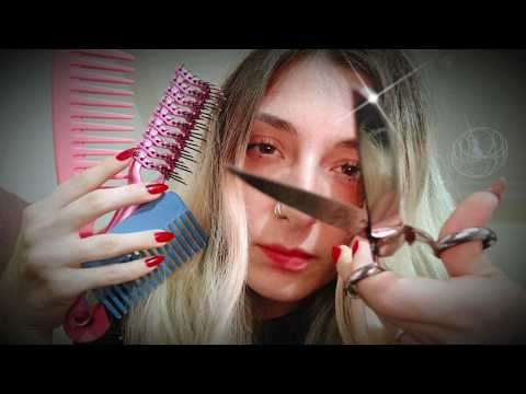 ASMR Fast Haircut & Combing - Real Camera Touching - No Talking - Lofi