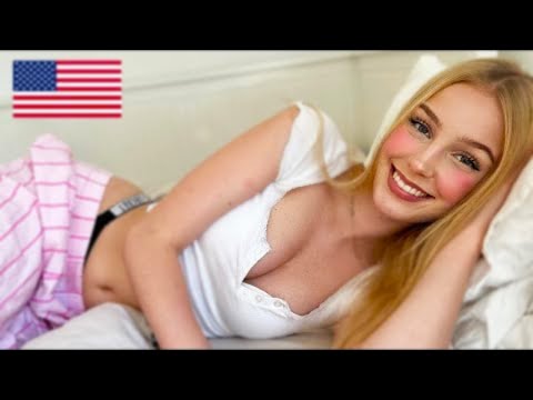 ASMR girlfriend tucks you to bed & cuddles you to SLEEP 💕