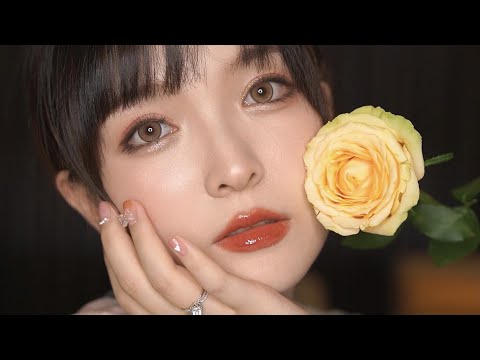 【ASMR】MAKEUP TUTORIAL & WHISPERING | 纯欲美妆教程 轻语助眠 | 酱酱的治愈屋