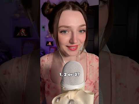 1, 2 or 3? #asmr #asmrsounds #asmrrelax #asmrtingles #asmrwhispers #asmrsleep #relax #tingles