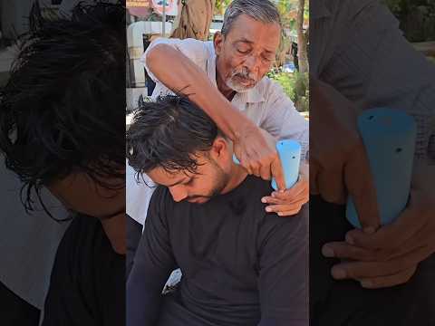 Waris Barber Gun Massage #asmr #thebarbersarms #headmassage #indianbarber