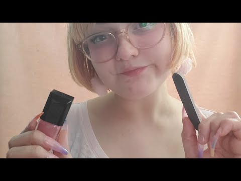 ASMR Casual Nail Salon Roleplay 💅