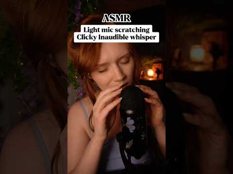 Be honest… did you yawn?😸 ASMR mic scratching mouth sounds inaudible whisper Clicky slow