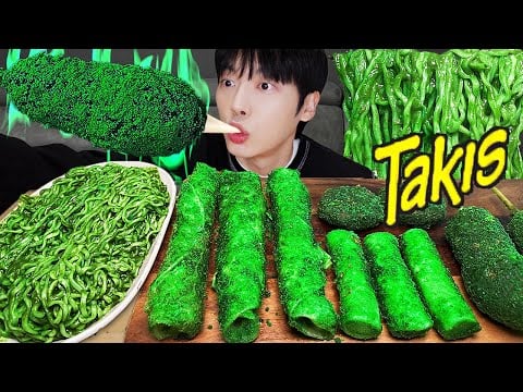 ASMR MUKBANG 직접 만든 대왕 타키스 가래떡 떡볶이 불닭볶음면 치즈스틱 핫도그 먹방 & 레시피 FIRE NOODLES AND Tteokbokki EATING SOUND!