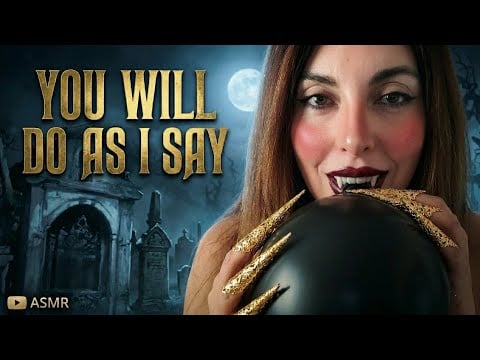 ASMR Vampire Roleplay | YOU WILL DO AS I SAY 🧛‍♀️ (Blowing Balloon, Personal Attention, Soft Spoken)