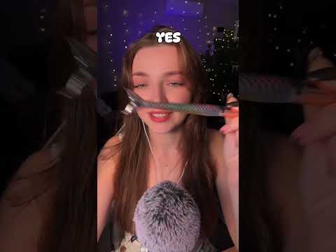 Yes or no? #asmr #asmrsounds #asmrrelax #asmrtingles #asmrwhispers #asmrsleep #relax #tingles