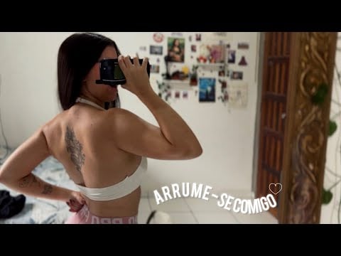 ASMR ARRUME-SE COMIGO PARA ACADEMIA 💪
