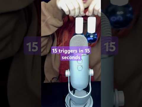 15 triggers in 15 seconds #relaxing #tingles #satisfying