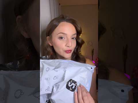 ASMR Não intencional mostrando meus novos acessórios 🍒🍓 #asmr #comprinhas #unboxing #tingles