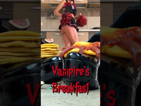 Halloween Crush: Pea vs. Breakfast! Crushing Food in High Heels! Oddly Satisfying ASMR