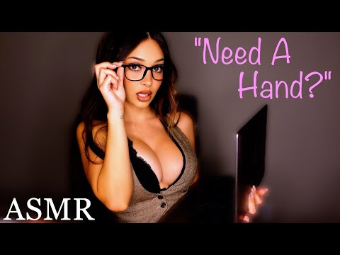 Secretary Takes A Break From Work To Give You ASMR Tingles 💗