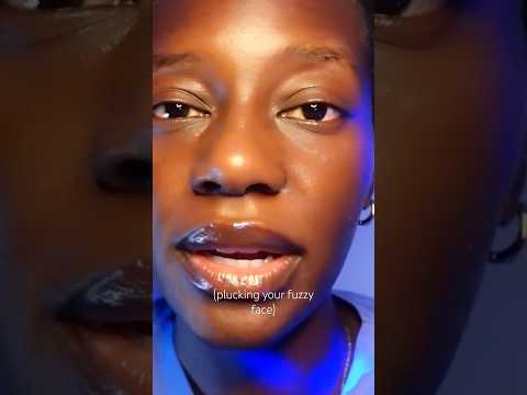 ASMR | NURSE PLUCKS AND BRUSHES YOUR FUZZY FACE😴 #asmrtingles  #asmrtriggers #asmrnurse #asmrsounds