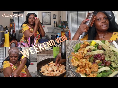 MAKING LOBSTER SALAD | WIG/EYEBROWS/SKIN CARE