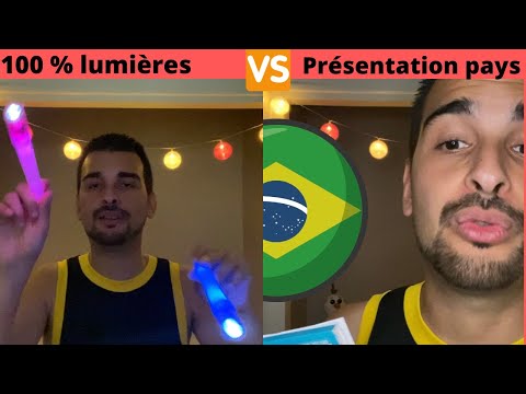 ASMR 100 % lumières Vs Présentation pays 🏆