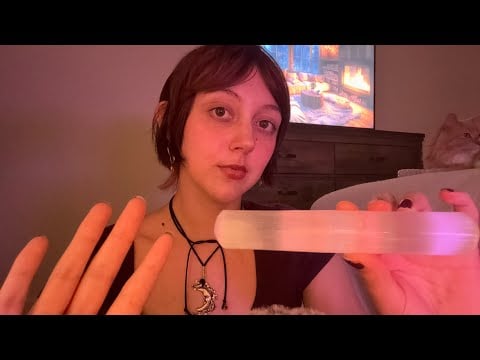 ASMR surrender and release 🌿✨clearing your energy 🩵