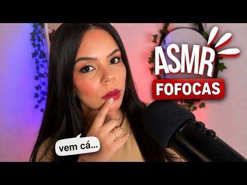 ASMR SUSSURRANDO FOFOCAS (BATE PAPO + CHUVA)