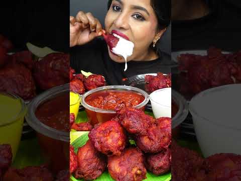 50 Spicy Fried Chicken Legpiece Eating Challenge 🔥 Big Bites ASMR Eating Mukbang