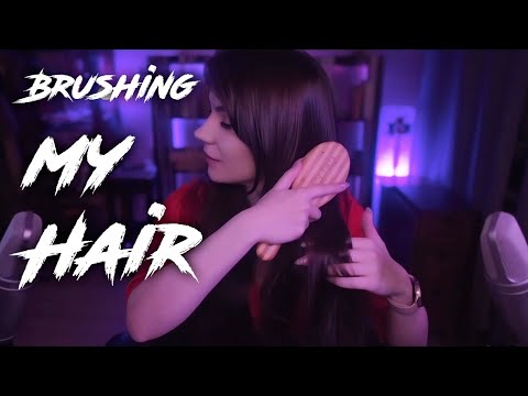 ASMR Brushing my Hair 💎 No Talking, Rode NT2A