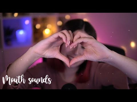 ASMR | Mouth sounds con eco y visuales relajantes | BlueYeti