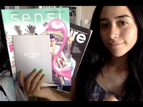 Cannabis Magazines ASMR w Coffee & Bagel