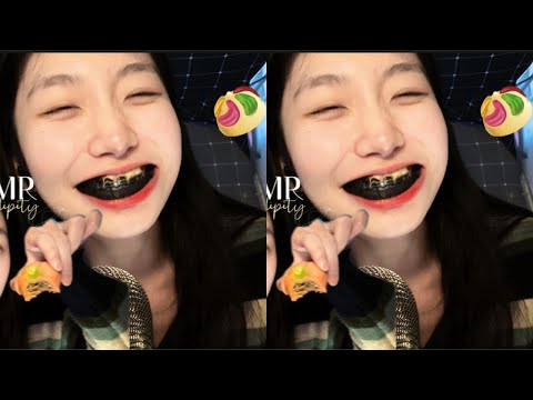 Kc Tidur: Kuih berbentuk buah | Lembut dan manis | Gigi menjadi hitam selepas makan