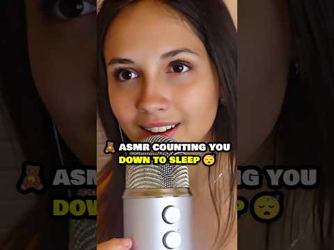 Asmr Girl Counts You Down To Sleep 🧸 💤 #asmr #asmrwhispering #countdown #asmrsounds