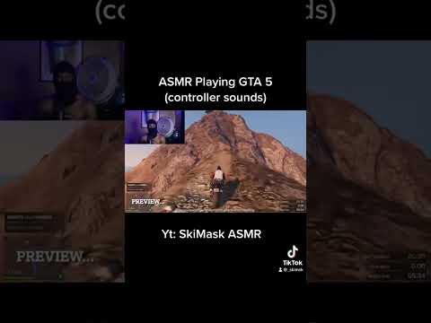 ASMR Playing GTA 5 | Gum Chewing & Controller Sounds