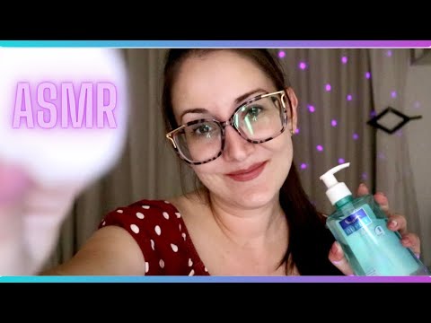 ASMR: REMOVENDO SUA MAQUIAGEM E LIMPANDO SUA PELE ANTES DE DORMIR 💜 | Atenção Pessoal